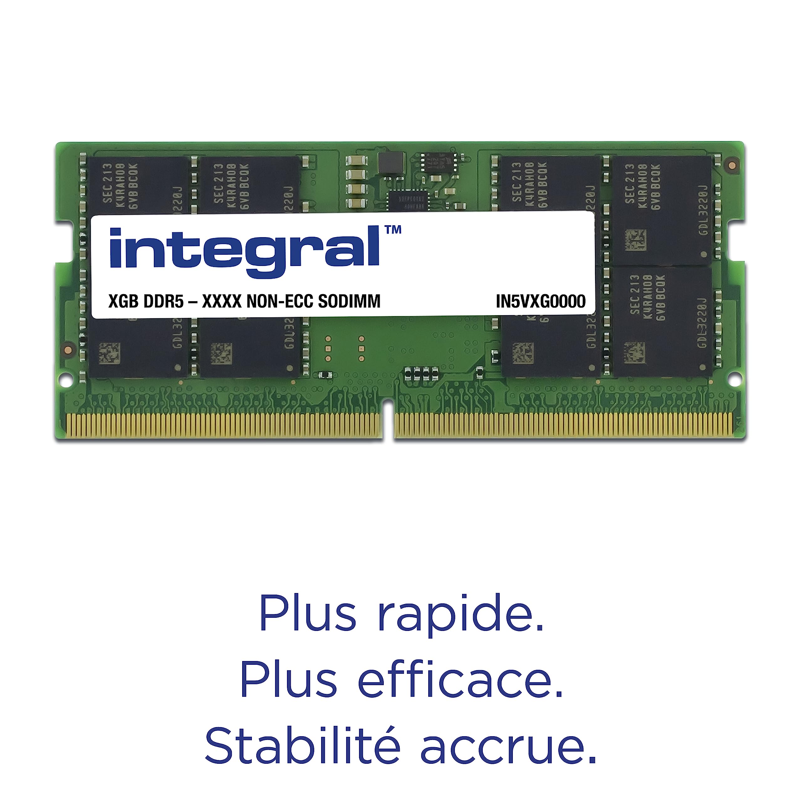 Integral 64GB Kit (2x 32GB) DDR5 RAM 5600MHz SODIMM Laptop